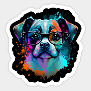 Smart dog Sticker